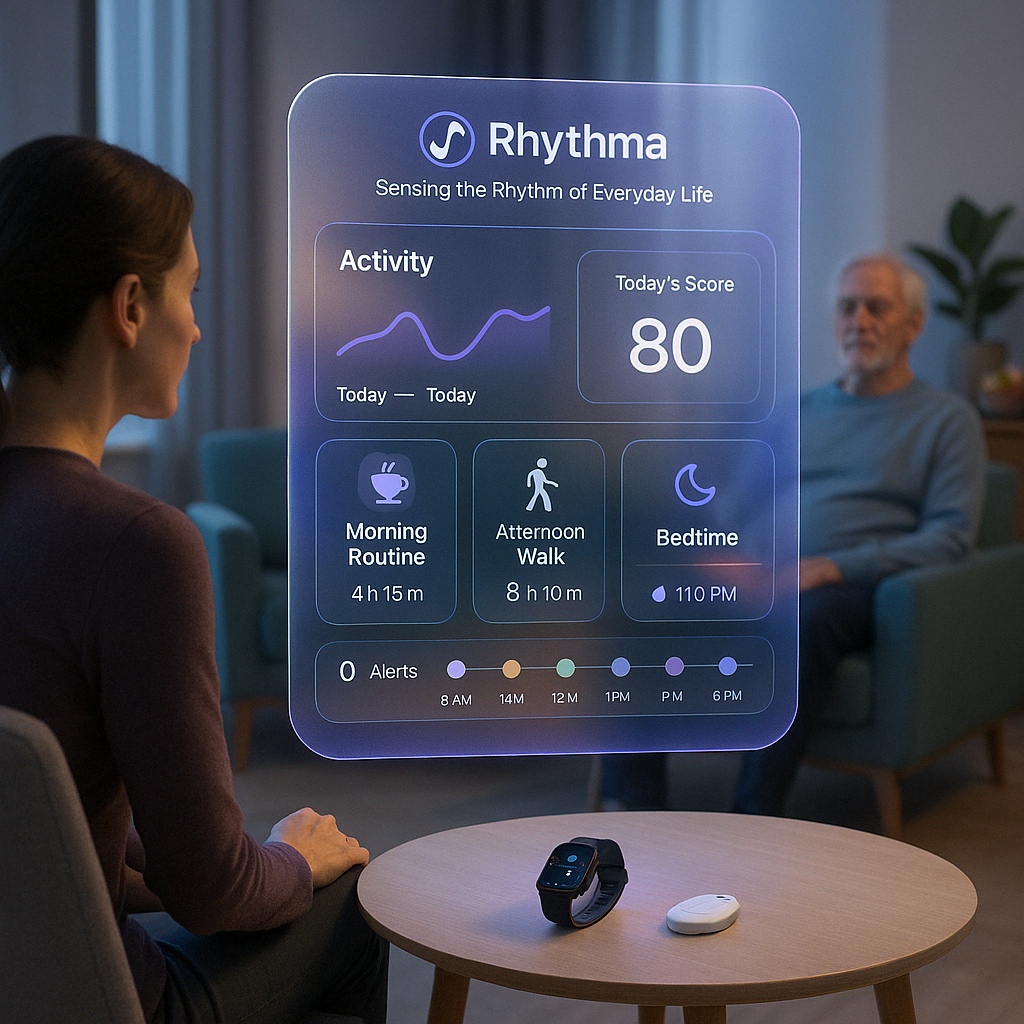 Rhythma in a modern living room setting