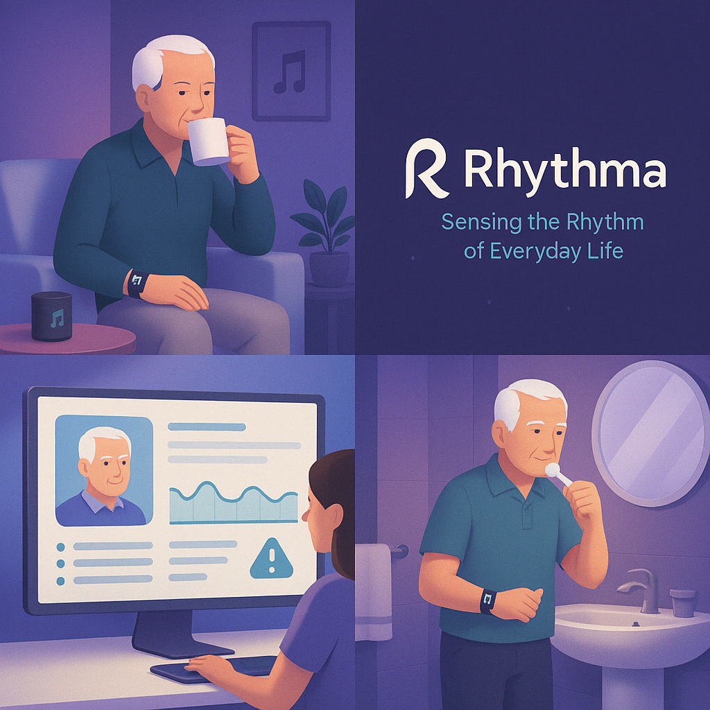 Elderly man performing IADL tasks at home